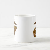 Vollfarbige EGA - Bronze Kaffeetasse (Mittel)