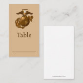 Vollfarbige EGA - Bronze Platzkarte (Vorne/Hinten)