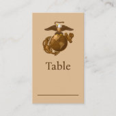 Vollfarbige EGA - Bronze Platzkarte (Vorderseite)