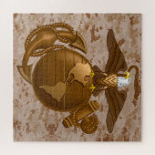 Vollfarbige EGA - Bronze Puzzle (Horizontal)