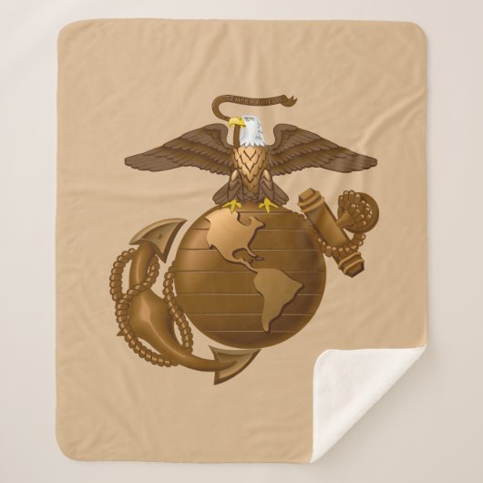 Vollfarbige EGA - Bronze Sherpadecke (Vorderseite)