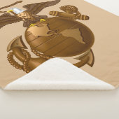 Vollfarbige EGA - Bronze Sherpadecke (3/4)