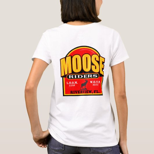 Vollfarbige Riverview T-Shirt (Rückseite)