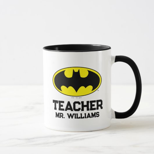 Vollfarbiger Batman-Lehrer Tasse (Rechts)