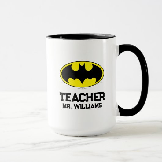 Vollfarbiger Batman-Lehrer Tasse (Rechts)
