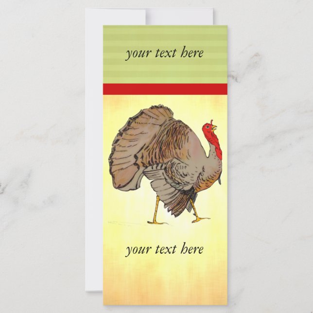 Vollfarbiger Erntedank Türkei (Vorderseite)