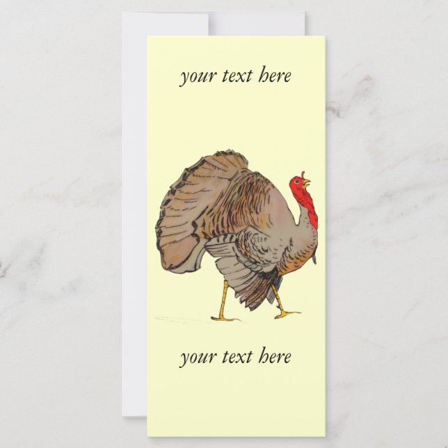 Vollfarbiger Erntedank Türkei (Vorderseite)