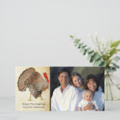 Vollfarbiger Erntedank Türkei Feiertagskarte (Stehend Vorderseite)