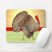 Vollfarbiger Erntedank Türkei Leuchten Mousepad (Mit Mouse)