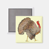 Vollfarbiger Erntedank Türkei Magnet (Vorderseite/Rückseite)