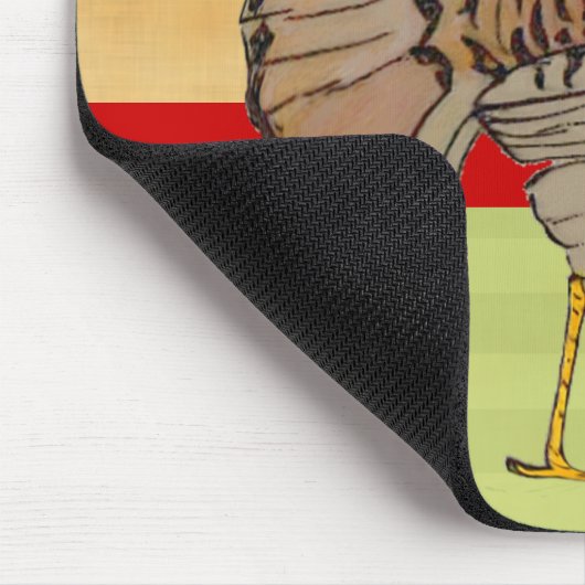 Vollfarbiger Erntedank Türkei Mousepad (Ecke)