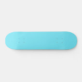 Vollfarbiges elektrisches Licht Aqua Blau Skateboard (Horizontal)