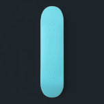 Vollfarbiges elektrisches Licht Aqua Blau Skateboard<br><div class="desc">Solid Farbe elektrische Licht blau Design.</div>