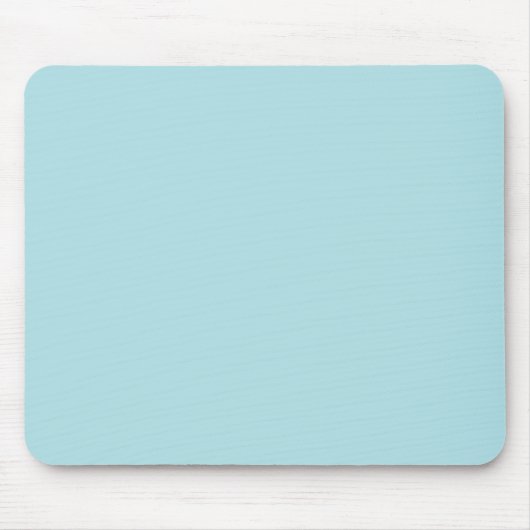 Vollfarbiges helles Pulver blau Mousepad (Vorne)