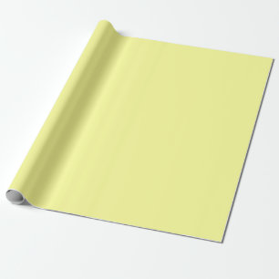 Vollfarbiges Hellgelb Geschenkpapier