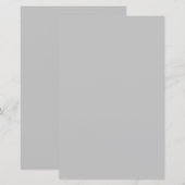 Vollfarbiges Silber (Vorne/Hinten)