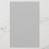 Vollfarbiges Silber Briefpapier (Rückseite)