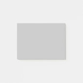 Vollfarbiges Silber Post-it Klebezettel (Vorderseite)