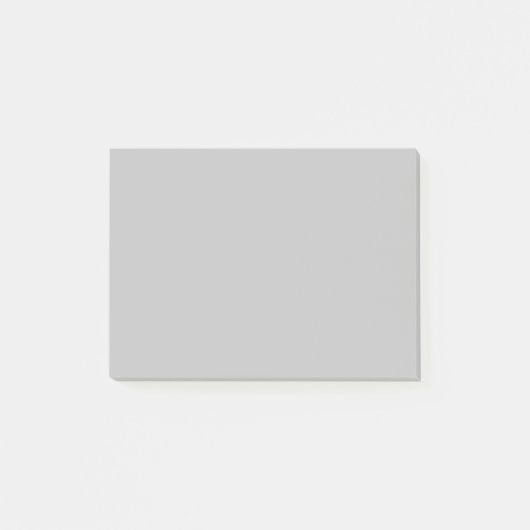 Vollfarbiges Silber Post-it Klebezettel (Vorderseite)