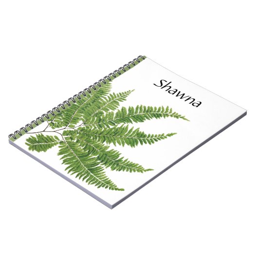 Vollfarn, Notizblock (Linke Seite)