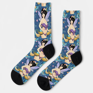 Vollfigur-Feengöttin Thunder_Cove Socken