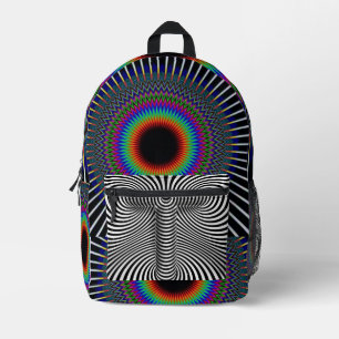 Vollflächiger kundenspezifischer Druck in voller F Bedruckter Rucksack