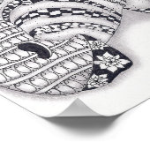 Vollformat Zebra Poster (Ecke)