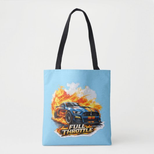 🏁🔥 Vollgas-Taschentuch 👜🚗 Tasche (Vorderseite)