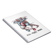 Vollherz Inside Anatomische Illustration Notizblock (Rechte Seite)