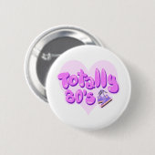 Völlig 80er Herz Button (Vorne & Hinten)