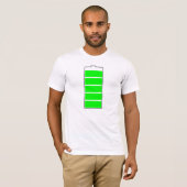 Völlig belastetes Batterie-T-Shirt T-Shirt (Vorne ganz)