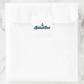 Völlig Daneben Quadratischer Aufkleber (Tasche)