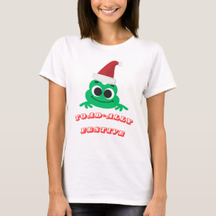 Völlig festlicher Weihnachtsfrosch _ Süßer Feierta T-Shirt
