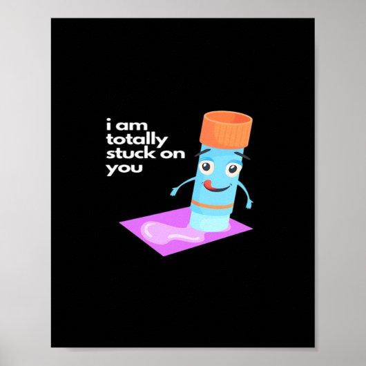 Völlig in dich verliebt, kühner romantischer Stil  Poster (Vorne)