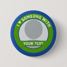 VÖLLIG KUNDENGERECHTE I-LIEBE JEMAND MIT BUTTON