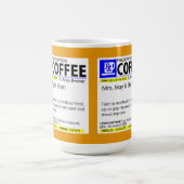 VÖLLIG KUNDENGERECHTE KAFFEE-VERORDNUNG KAFFEETASSE (Mittel)