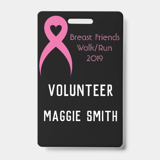 Völlig kundengerechtes Abzeichen Ausweis (Vorderseite)