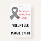 Völlig kundengerechtes Diabetes-Band-Abzeichen Ausweis (Vorderseite)