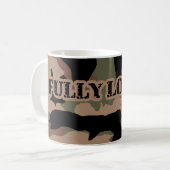 'Völlig Loaded Kaffeetasse (Vorderseite Links)