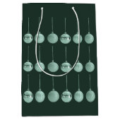 Völlig mit Schmuck überladenes Weihnachtsbaum-Schm Mittlere Geschenktüte (Vorderseite)