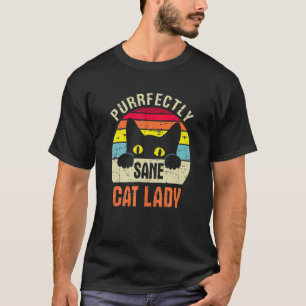 Völlig normale Katzenlady  Katze  Kätzchen Katze F T-Shirt