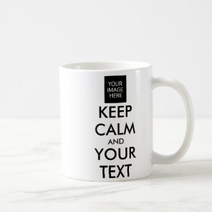 Völlig Personalisierte Keep Calm And Your Text T  Kaffeetasse