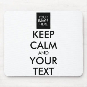 Völlig Personalisiertes Keep Calm And Your Text T Mousepad