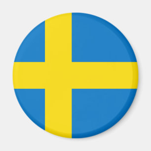 Völlig schwedische Flagge Magnet