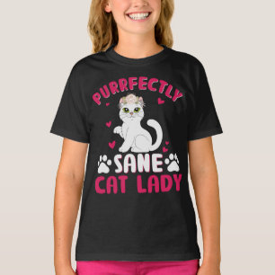 völlig vernünftige Katzenlady T-Shirt