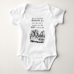 völlig verrückt A4 Baby Strampler