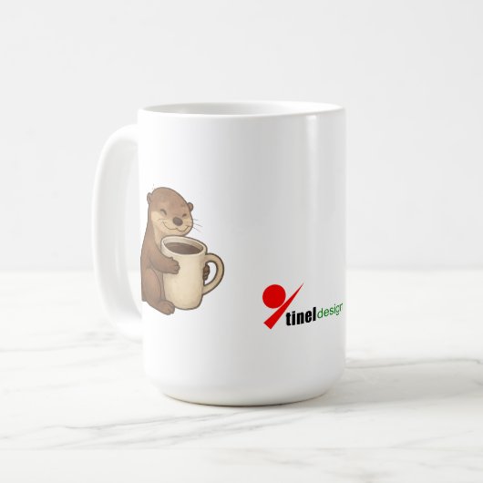 Völlig von Kaffee besessen Kaffeetasse (Vorderseite Links)