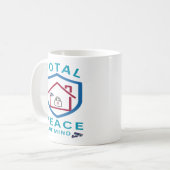 Völlige Ruhe Kaffeetasse (Vorderseite Links)