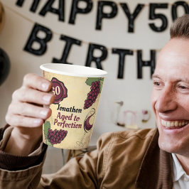 Volljährig Geburtstagsfeier Weinprobe Pappbecher