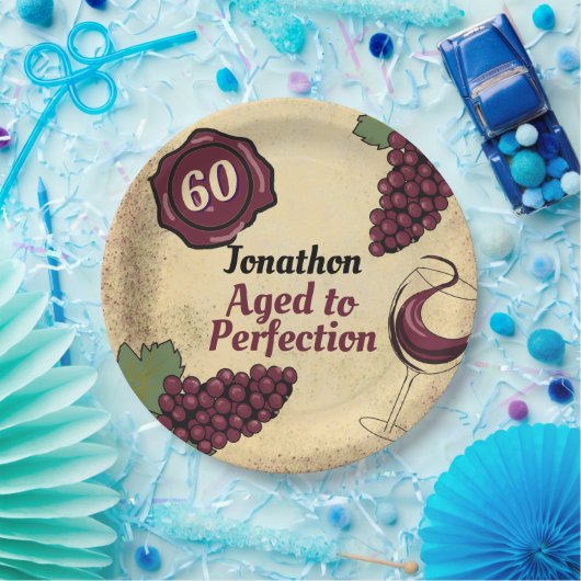 Volljährig Geburtstagsfeier Weinprobe Pappteller (Party)